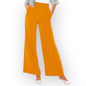 House of Harlow X Revolve Mona Pant in Rich Orange New With Tags Size Large
